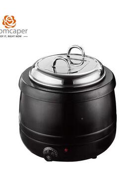 13L桶型大容量商用子自助餐厅酒店HT0923不锈钢鼓保温粥汤桶电暖