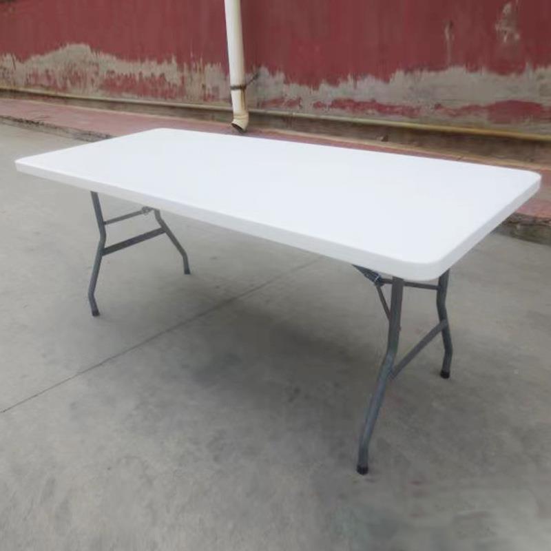 折叠桌子可户便携式折摆摊桌家用简易长折叠长条方形外吃饭桌子叠