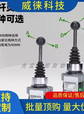 2议~十字孔摇杆开关XD2PA4CR14CR主控TLJ制器开22mmXD2PA22CR令1