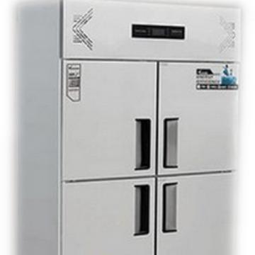 伊德四门箱商用大容量冰010-020冷冻冷藏双温示柜欣厨房不展锈钢