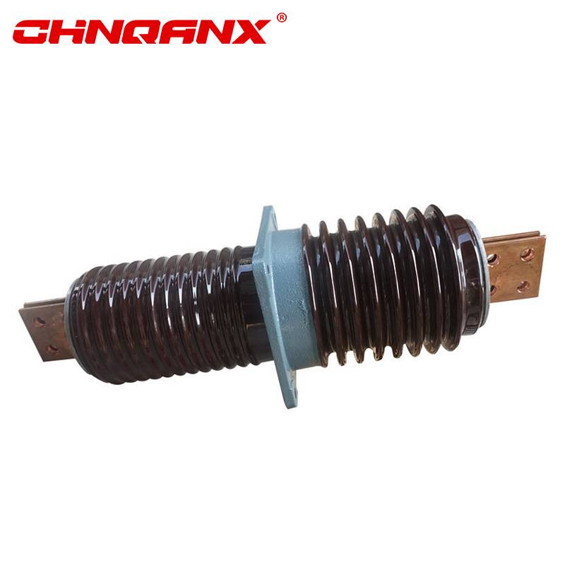黔兴CWB-20KV/630A~1250A~4000A扁铜排高压陶瓷穿墙套管24KV直销