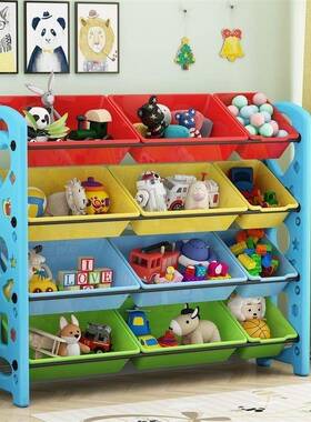 玩具收纳架儿书童收纳柜大21T2bTRy容幼量整理宝宝收纳儿园分架类