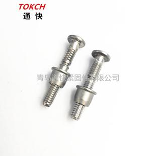 风机环铆钉达克哈镀克钉无品牌 箱环槽槽铆 热锌罗虎克钉汽车集装