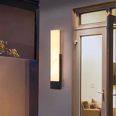 云灯B7182户外水防壁灯别墅大门两侧墙现代室外庭院不锈钢仿石壁