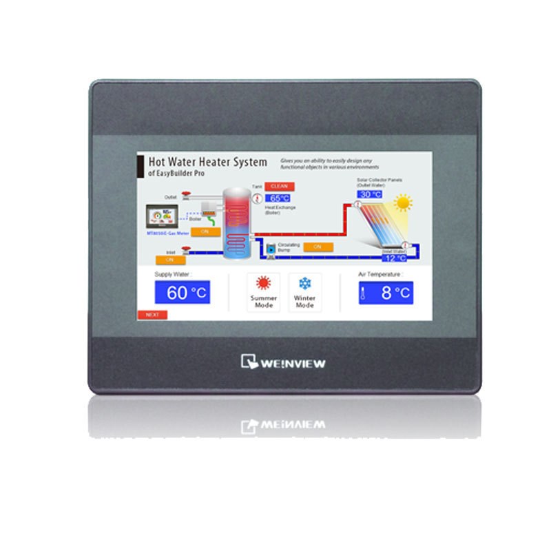威纶通触摸屏MT8102IP彩色电容屏ARM RISC 528MHz CPU加持兼容PLC