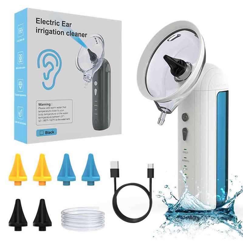新款洗耳器电动冲耳器便携式掏耳器智能手持小型洗耳耳垢清洁器