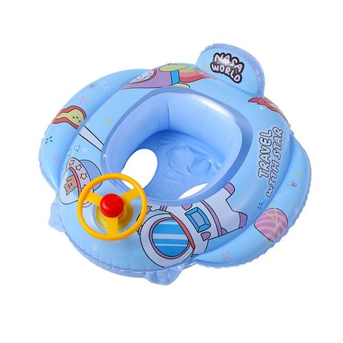 筱侣 跨境现货海绵底方向盘儿童座圈宝宝婴幼儿坐圈加厚游泳圈