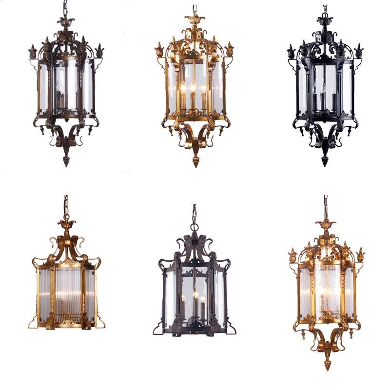 中山灯具古罗马哥特风格意大利铁艺古典餐厅客厅楼梯别墅吊灯