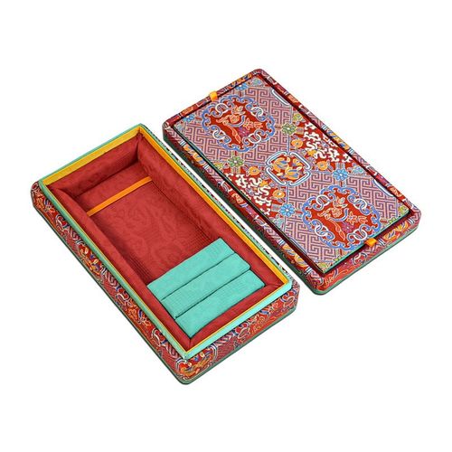 24*13*5结婚三金盒汉代风格云雷纹展示样品高级感首饰珠宝包装盒