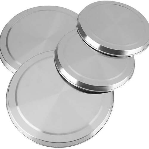 不锈钢炉盖四件套电炉燃烧器盖厨房炉炊具保护盖Stove Top Cover