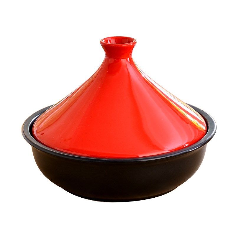 塔吉锅耐高温塔基锅陶瓷干烧不裂砂锅石锅拌饭煲仔饭炖肉锅耐热煲