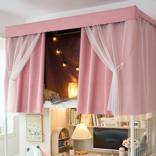 强遮光床帘学生宿舍专用上铺下铺寝室窗帘布加厚下桌遮挡帘子大学