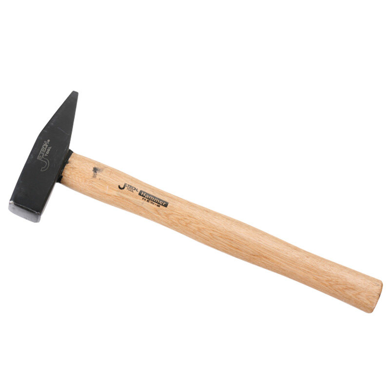 捷科木柄钳工锤电工锤迷手锤扁锤铁榔头工具鸭嘴锤小铁锤钣金锤子