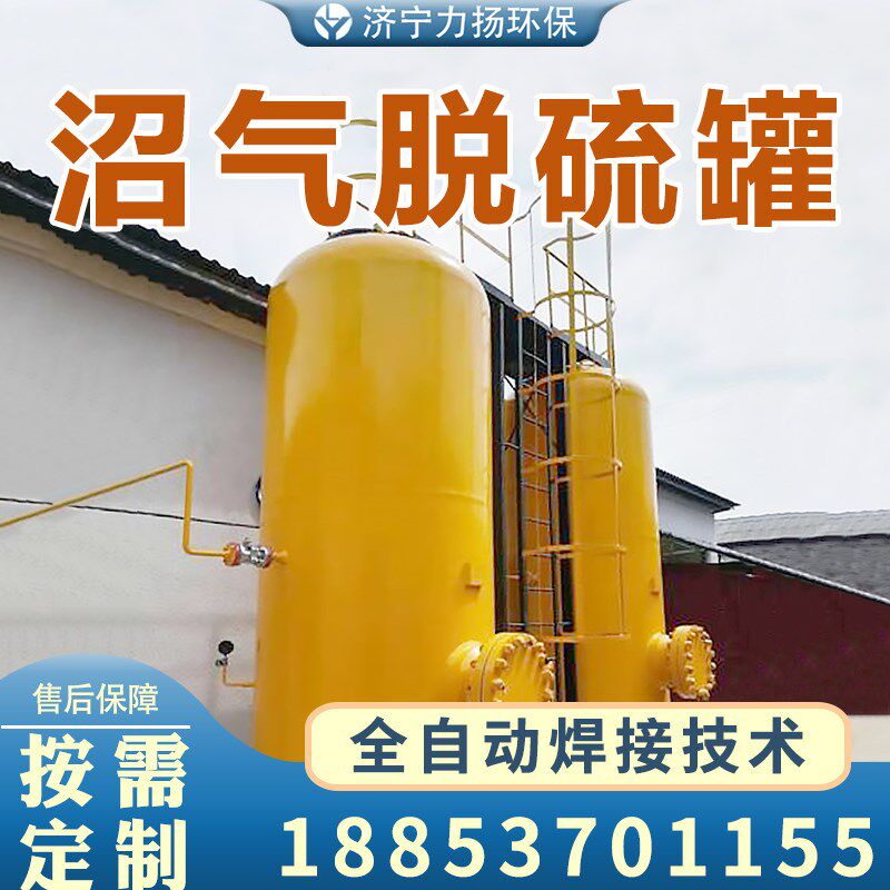 沼气脱硫净化器脱硫罐脱硫塔设备增压泵过滤器家用沼气调控脱硫器