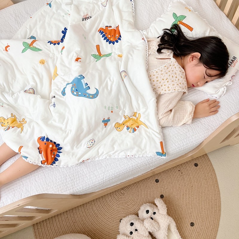 幼儿园夏凉c被可机洗夏季空调被单人宿舍被子被芯春秋被薄儿童夏