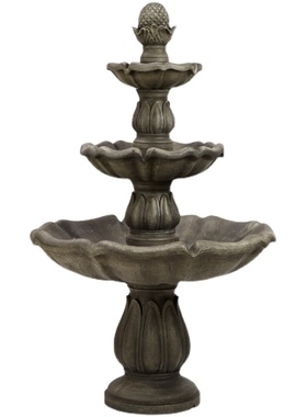 户外流水招财喷泉摆件循环水池A庭院花园别墅酒店落地莲花景观装