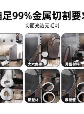 蓝胜冷锯片金属陶铁冷工锯高速圆瓷锯机圆钢锯铁285/31机5切CLM割