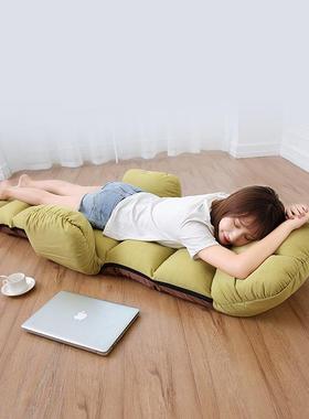 C5款懒人沙发ISJ床台飘窗阳沙卧室休闲扶手人躺椅单小发榻榻米