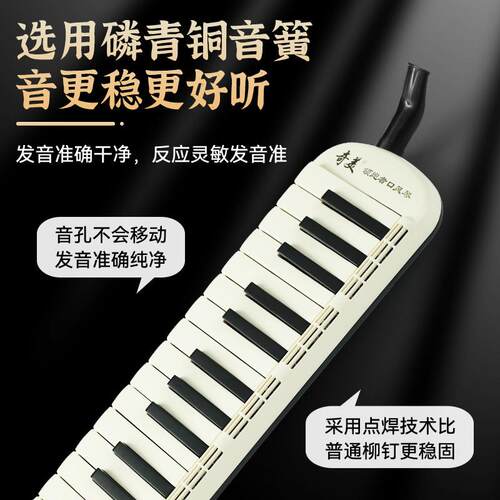 奇美口琴7键领跑者学生版专用儿童口37键吹3琴管初中生小学吹风乐