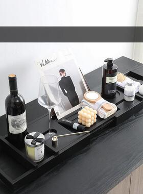 样板间卫生间摆件架可伸缩浴上缸边tb-71986饰品置物托盘泡简约澡