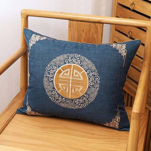 新中式抱枕靠垫沙靠垫办公室腰发靠枕枕床头靠背垫椅子靠发抱FS75