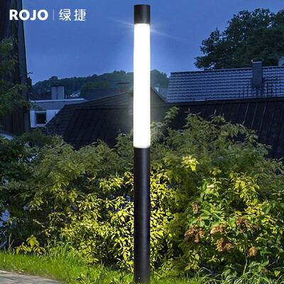 现代约坪16322发光圆柱庭院灯简户外公园广场景观别墅草3米4米区