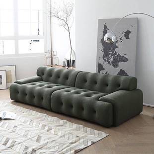 设计师直网红排方块罗沙发艺展意式 轻奢奇堡布NIK沙发艺客厅小户