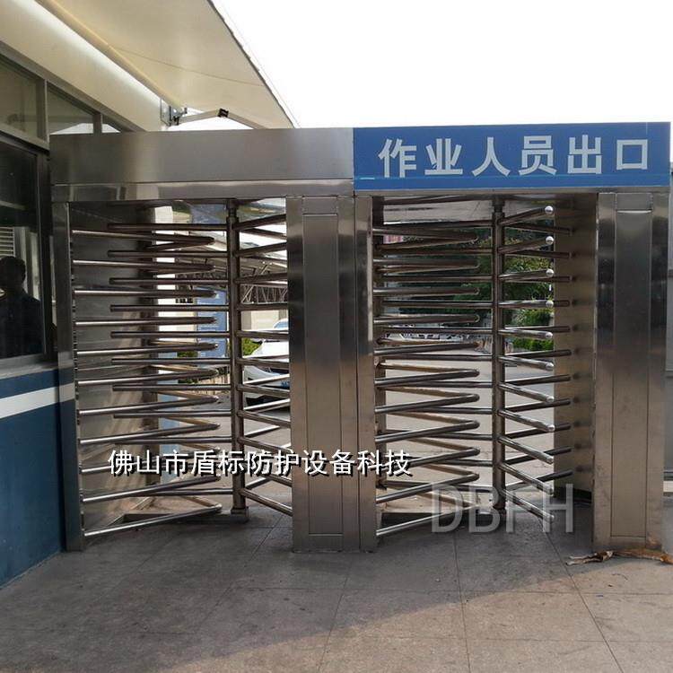 汽车站进口出单限旋转门单向旋3度转门闸不锈钢转闸机120手动滚闸