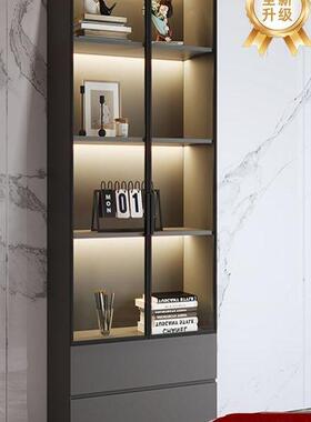 书柜示柜展玻璃柜置物柜墙靠展VTC示柜格客子柜可定立柜木柜厅收