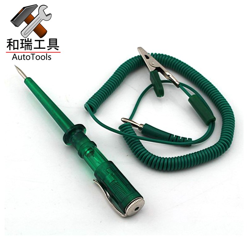汽保工具试电笔 6-24V弹簧线汽车测电笔 汽车电路检修工具