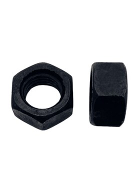4级发黑螺母 螺帽M3 M4 M5 M6 M8 M10 M12 M14 M16--M48 M56