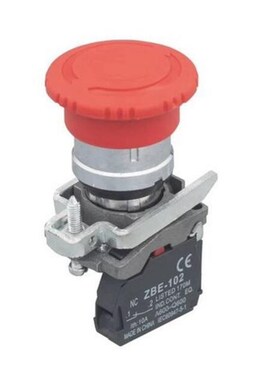 永前LA128EA 红色蘑菇头紧急钮急停开关XBEA4-BS542