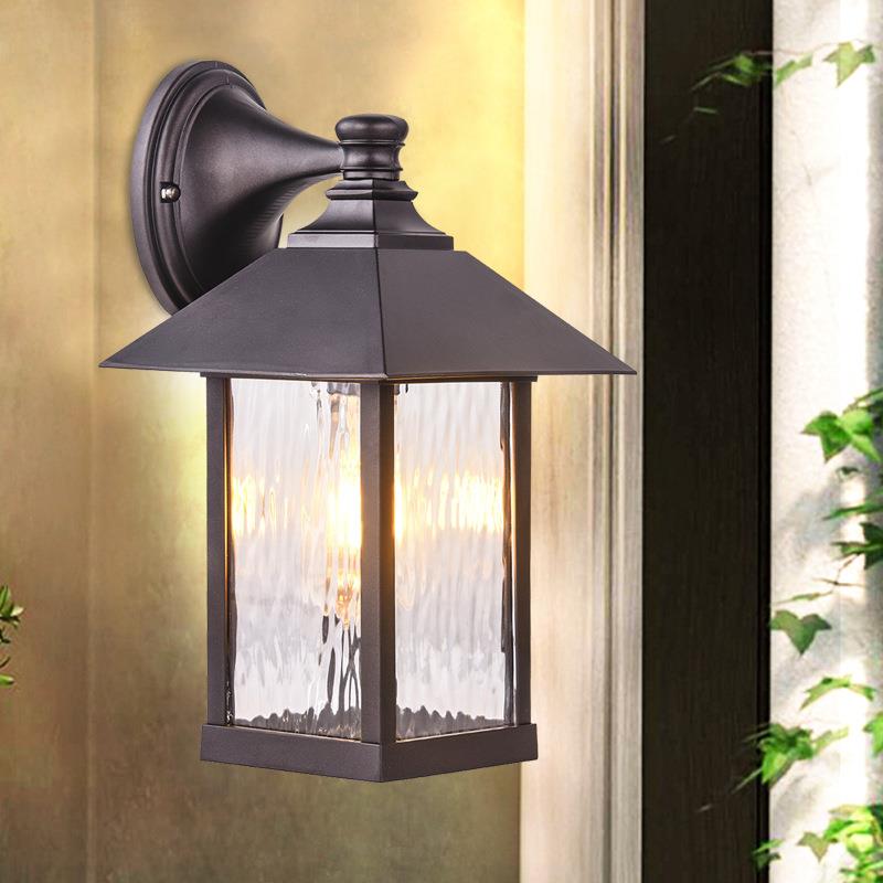 户外壁灯防水别墅花园庭院外墙灯走廊过道露台大门口两侧简约壁灯