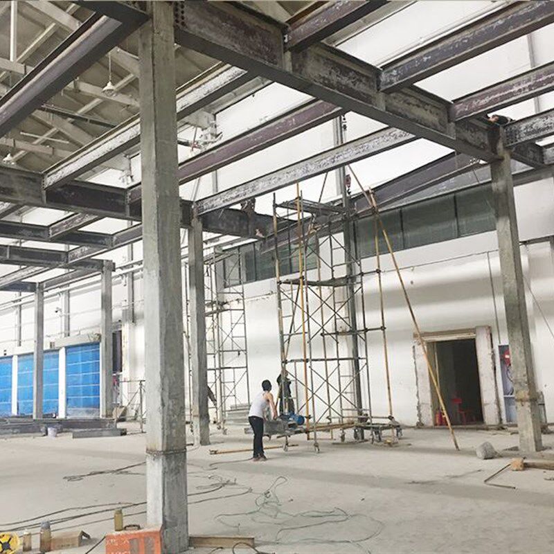 厂家制作钢结构工程阁楼隔w层搭建厂房彩钢板房阳光房膜结构汽车