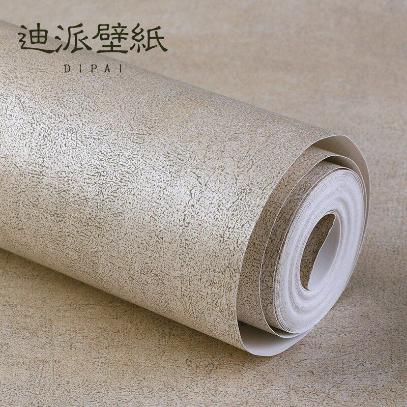 美式复古斑驳灰色黄色法式背景墙纸奥斯龙无纺布素色纯色壁纸