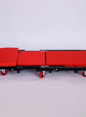 加工定制汽修可以移动折叠躺板36寸折叠两用修X车躺板修车凳