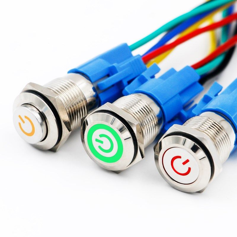 16mm带环形灯电源符号自锁自复位金属按钮不锈钢开关6V12v24v220v,玩具/童车/益智/积木/模型,毛绒/玩偶/公仔/布艺类玩具,淘宝优惠券,粉丝福利购,淘宝优惠卷