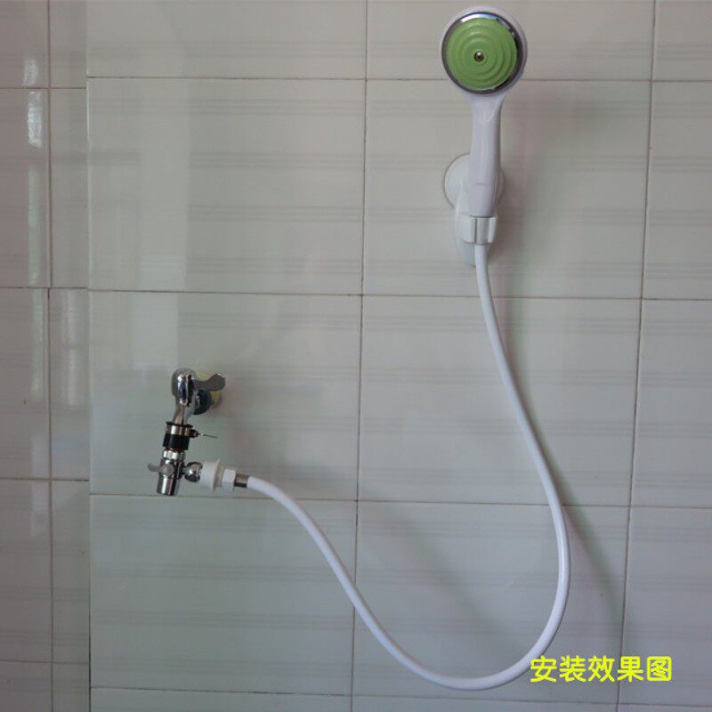 宿舍蓬头浴室碰头花洒套装洗澡卫生间淋浴器喷头压力手持家用