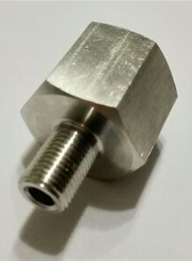 sus304不锈钢变径接头 内螺纹m18x1.5 外螺纹m10x1 内外丝转接头