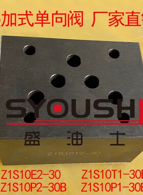叠加式单向阀Z1S10E2-30,Z1S10P2-30B,Z1S10T1-30B,Z1S10P1-30B