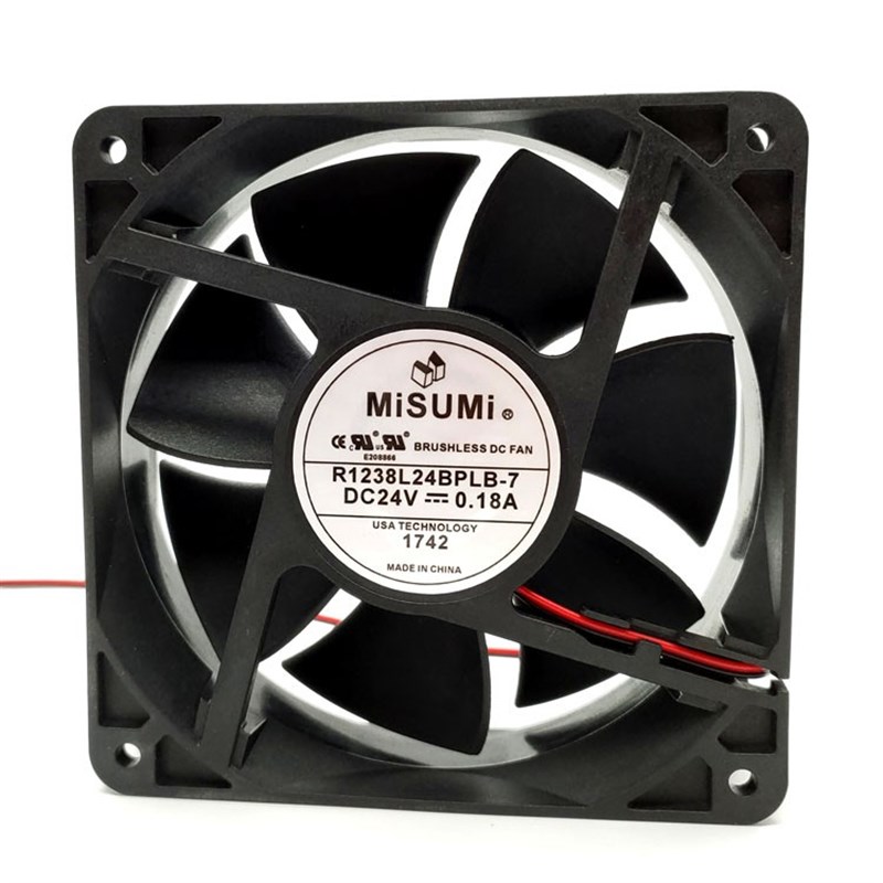 MiSUMi 米思米 R1238L24BPLB-7 DC24V 12CM 12038 变频器直流风扇