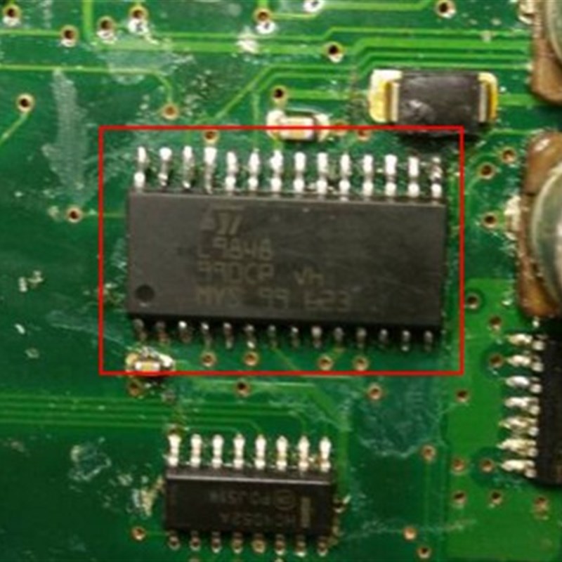 L9848 适用大众速腾斯柯达电脑板喇叭控制驱动芯片汽车电脑易损IC
