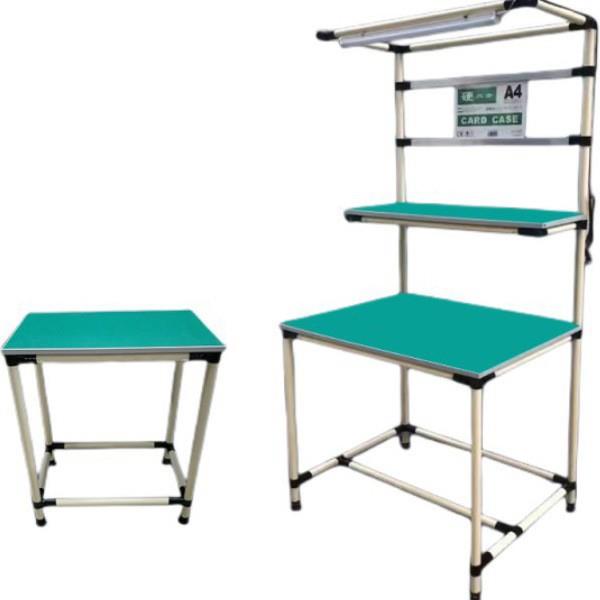 防电工作台打带灯装配生产静拉线流水线工厂车间包桌维修桌操JCZ