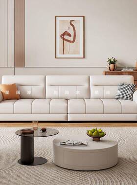 20户2MSR5新款布艺沙棉简麻约现代沙发发客厅小型直排三四人位现