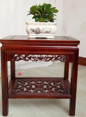 品工实木鱼缸架架仿古实木盆景架客60618厅花电话桌中式艺茶几包