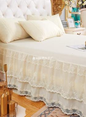 公主风床裙MX100328单件三件套床花罩床单蕾丝边款.10.5m18m2.m米