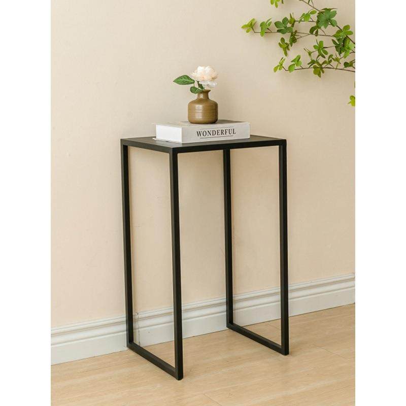 现代约扫地机器人收纳柜置物架玄关单层搁架简列展沙示架发边几靠