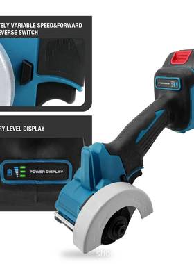 M充小型磨电式锂电无刷手提迷你角机多功能T切割机ODC水电家用木