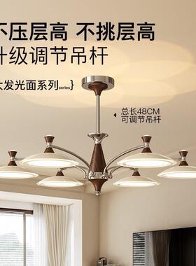 灯全光谱中古客254厅吊复古新灯款大厅主灯奶全屋法式油风餐厅灯e