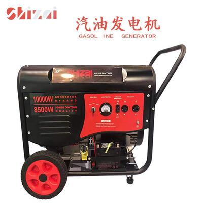 10千瓦汽家油发电瓦机音456220v小型用8kw5.5千静单三相380v伏户